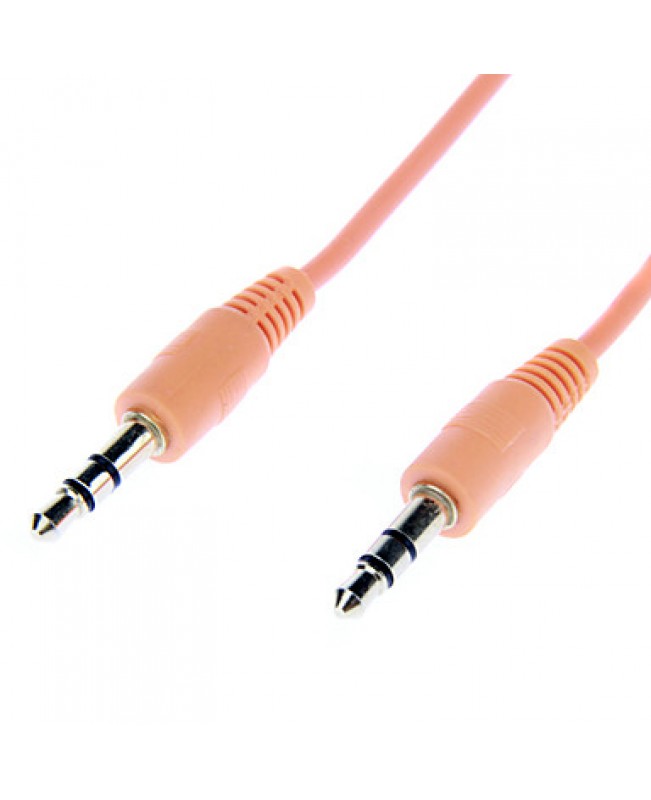 3.5mm Audio Jack Connection Cable(Orange 1.0m)