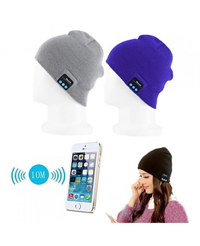 Warm Beanie Hat Wireless Bluetooth Music Cap Headphone Headset Speaker Mic SCW