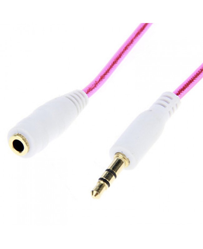 Audio Extension Cable 3.5mm Male to Female(Pink 1.0m)